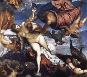 TINTORETTO, Jacopo The Origin of the Milky Way oil on canvas